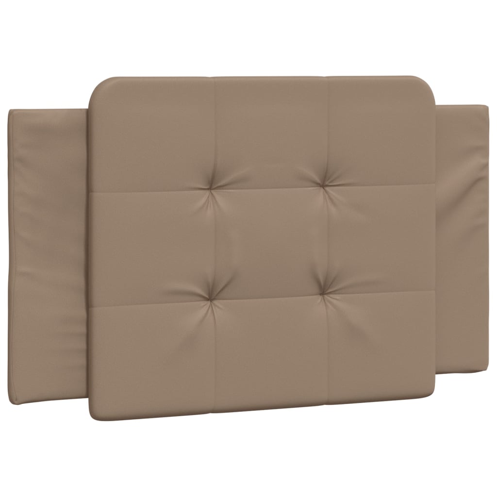 sengeramme uden madras Zadar 90x190 cm kunstlæder cappuccinofarvet