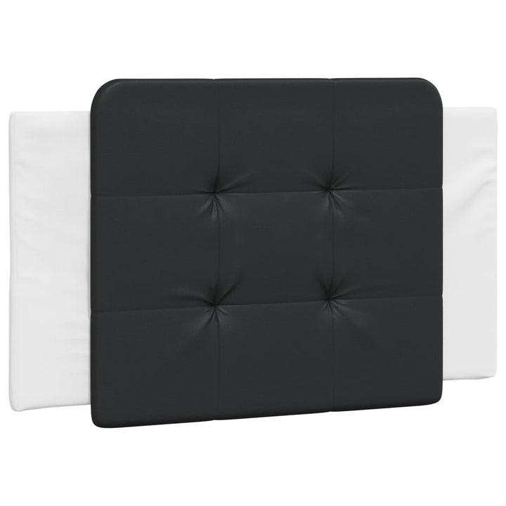 sengeramme uden madras Zadar 100x200 cm kunstlæder hvid og sort