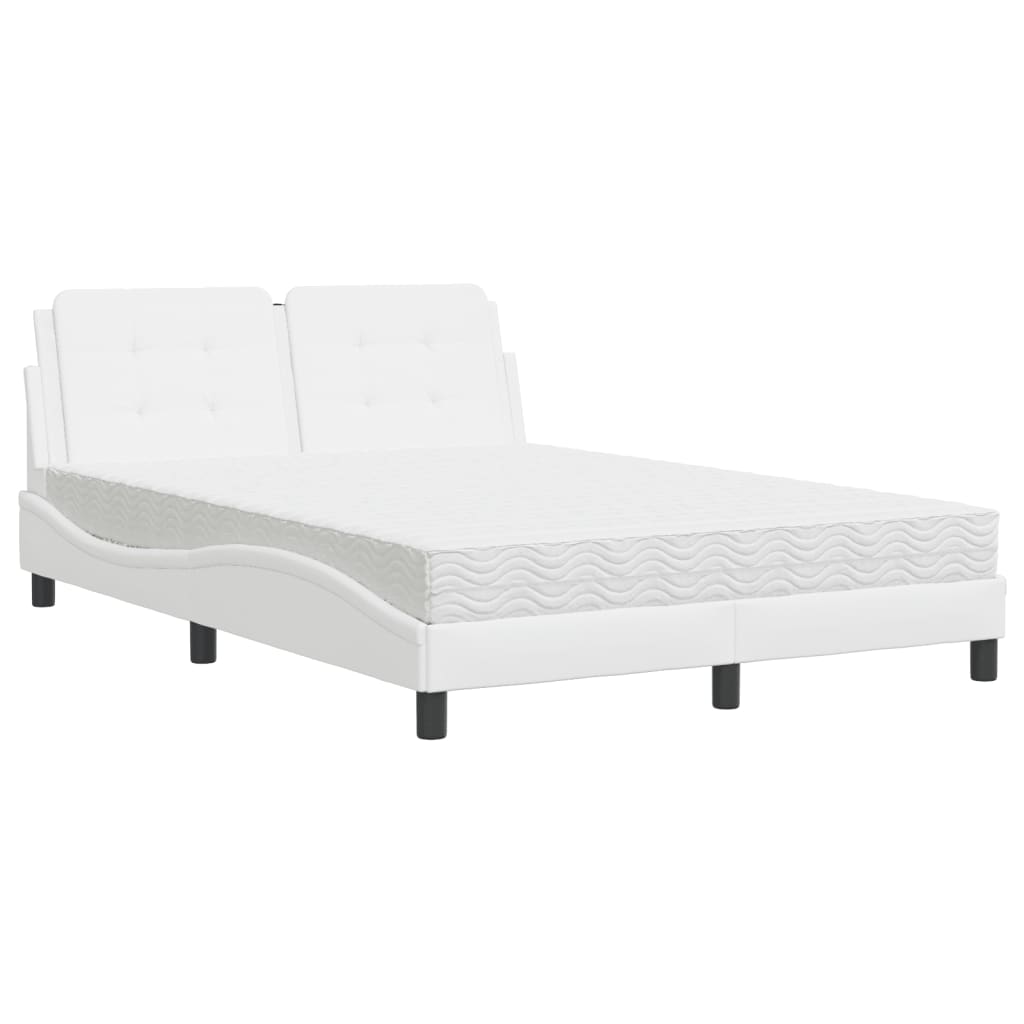 sengeramme uden madras Zadar 120x200 cm kunstlæder hvid