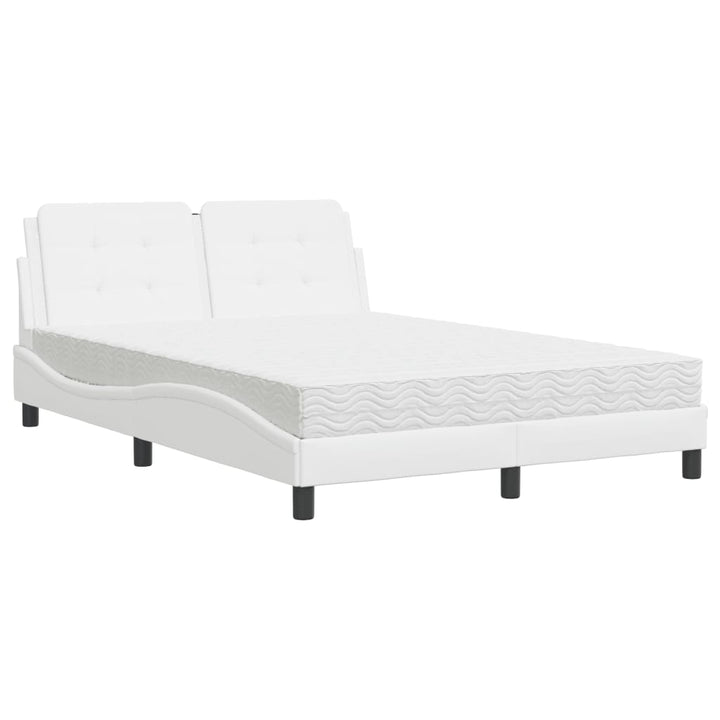 sengeramme uden madras Zadar 120x200 cm kunstlæder hvid