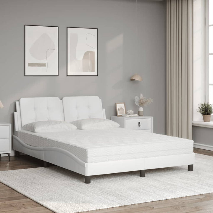 sengeramme uden madras Zadar 120x200 cm kunstlæder hvid
