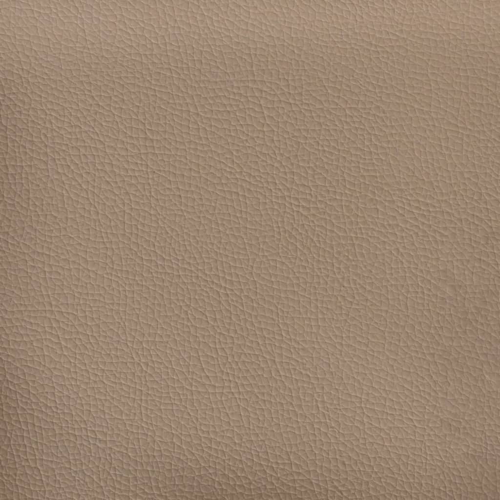 sengeramme uden madras Zadar 140x190 cm kunstlæder cappuccinofarvet