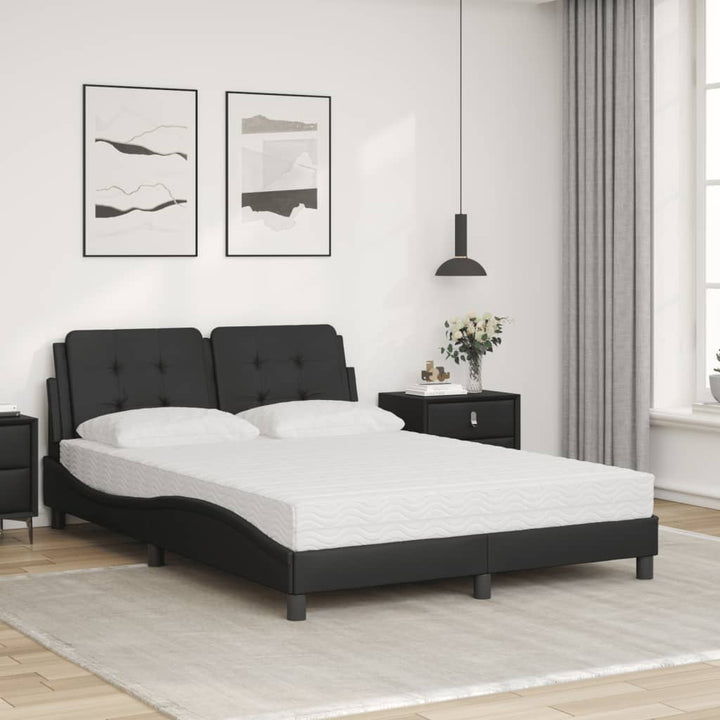 sengeramme uden madras Zadar 140x200 cm kunstlæder sort
