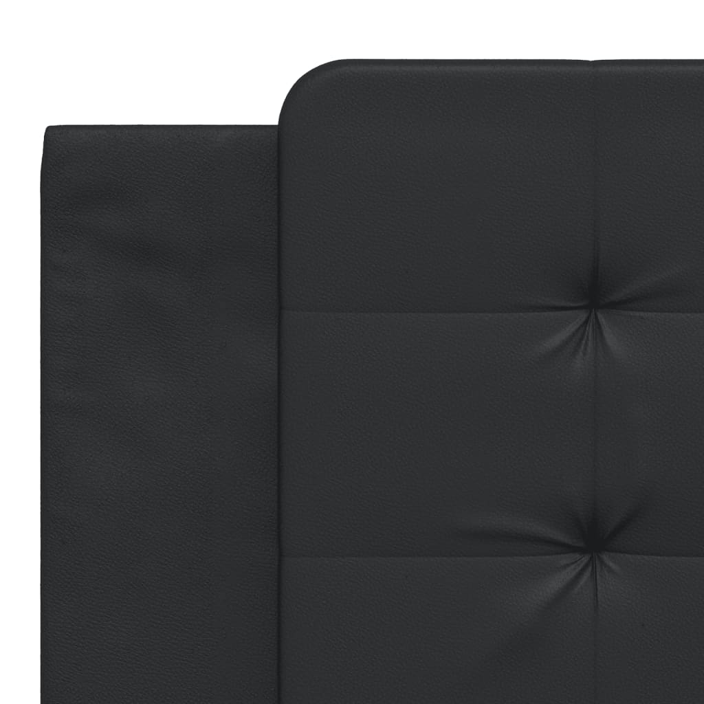 seng med madras Zadar 180x200 cm kunstlæder sort
