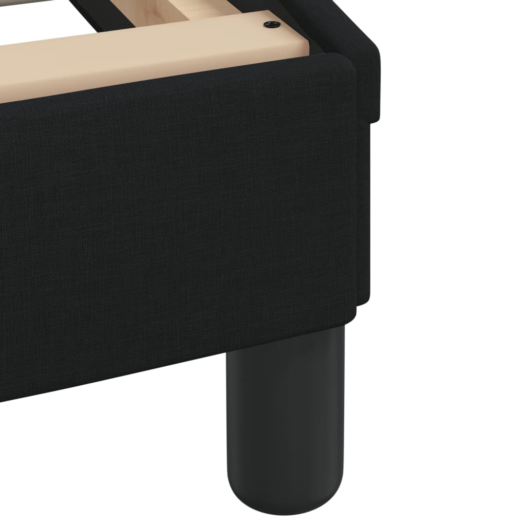 sengeramme med LED uden madras Hvar 180x200 cm stof sort