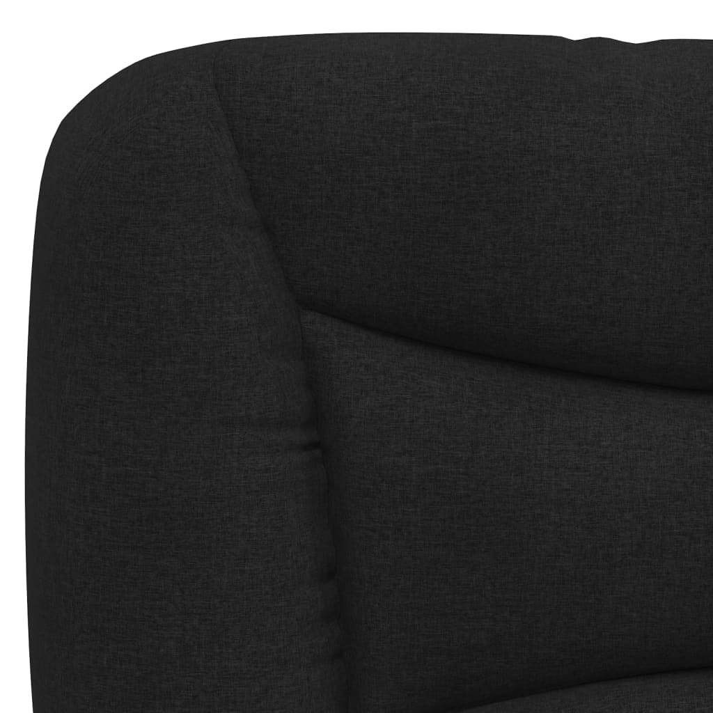 sengeramme med LED uden madras Hvar 180x200 cm stof sort