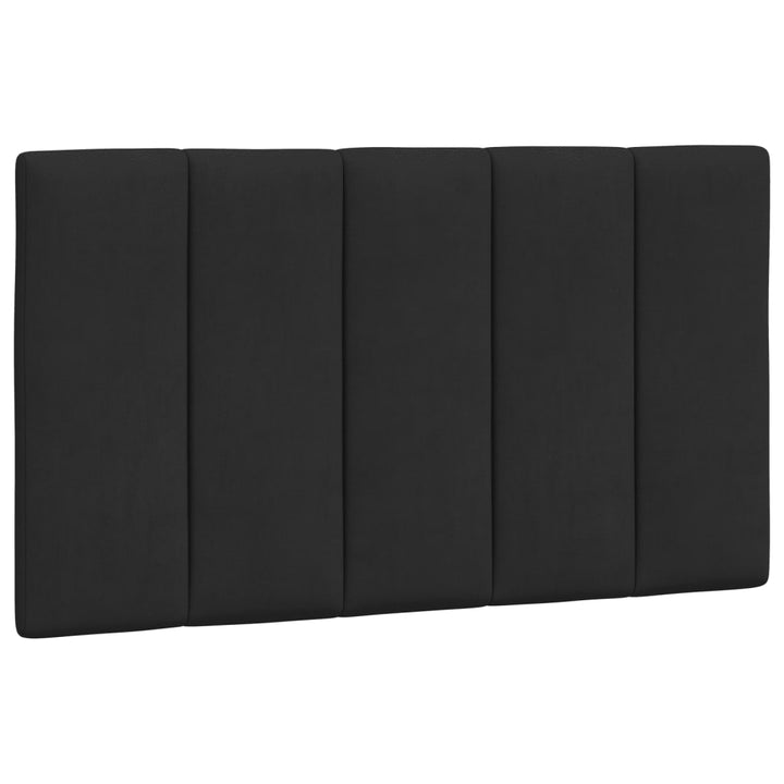 sengeramme med LED uden madras Hanko 80x200 cm velour sort