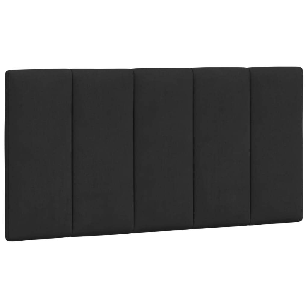 sengeramme med LED uden madras Hanko 100x200 cm velour sort