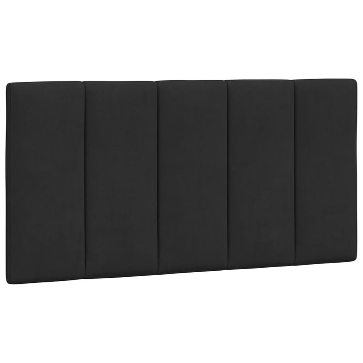 sengeramme med LED uden madras Hanko 100x200 cm velour sort
