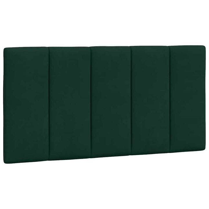 sengeramme med LED uden madras Hanko 100x200 cm velour mørkegrøn