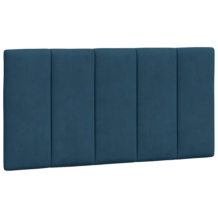sengeramme med LED uden madras Hanko 100x200 cm velour blå