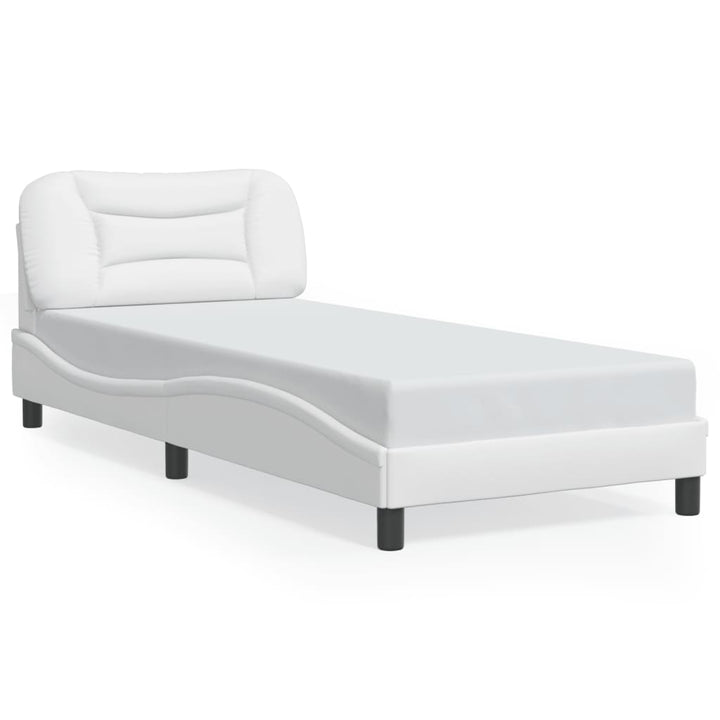 sengeramme med LED uden madras Hvar 90x190 cm hvid