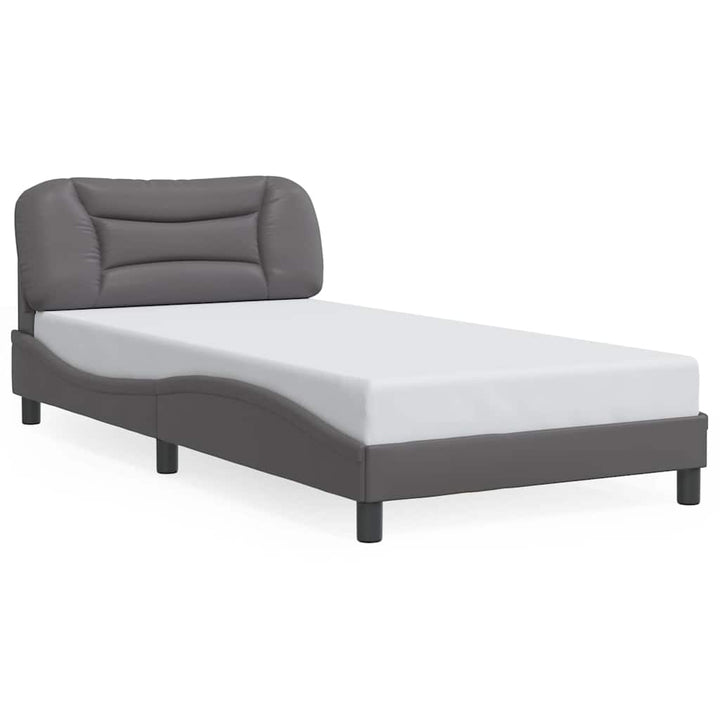 sengeramme med LED uden madras Hvar 100x200 cm grå