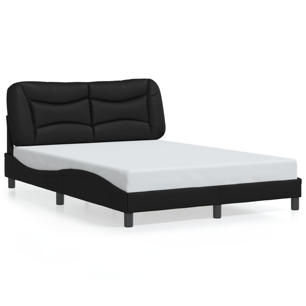 sengeramme med LED uden madras Hvar 120x200 cm sort