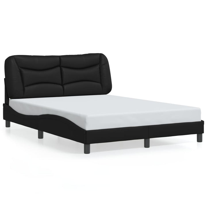 sengeramme med LED uden madras Hvar 120x200 cm sort