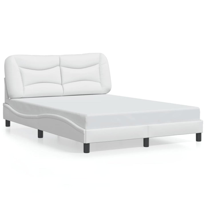 sengeramme med LED uden madras Hvar 120x200 cm hvid