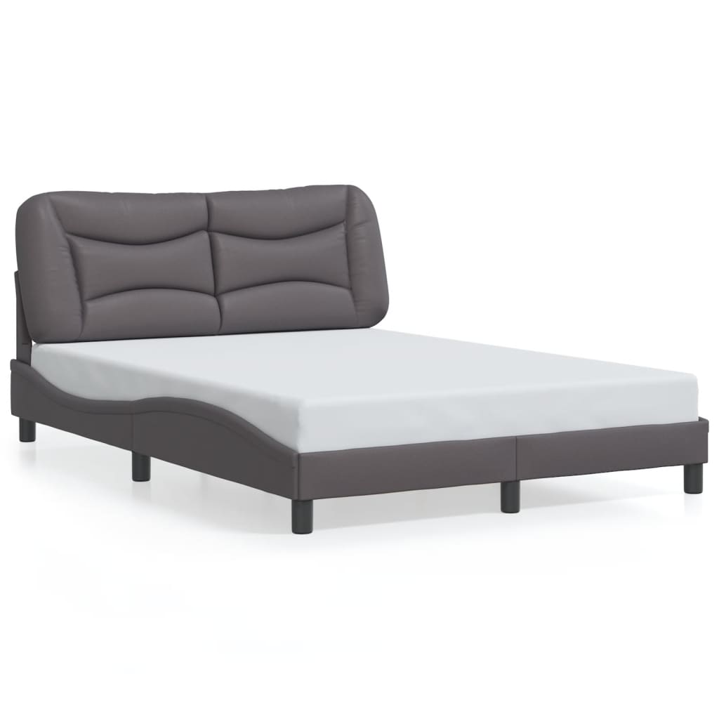 sengeramme med LED uden madras Hvar 120x200 cm grå