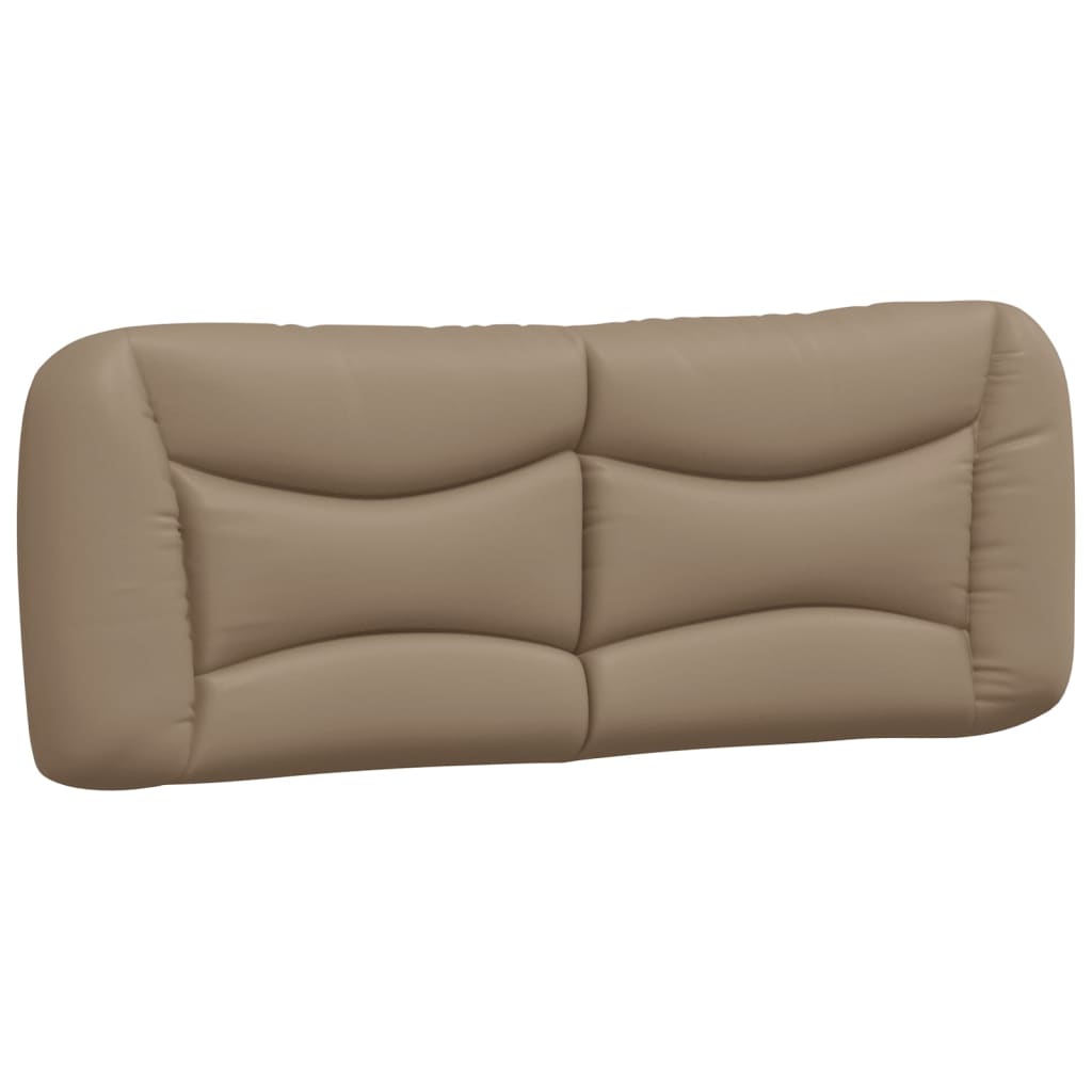sengeramme med LED uden madras Hvar 120x200 cm cappuccinofarvet