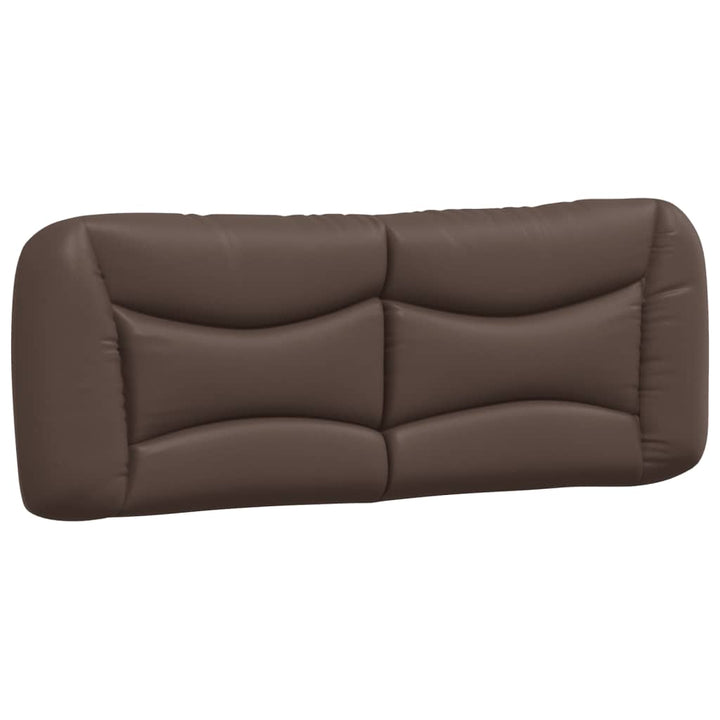 sengeramme med LED uden madras Hvar 140x190 cm brun