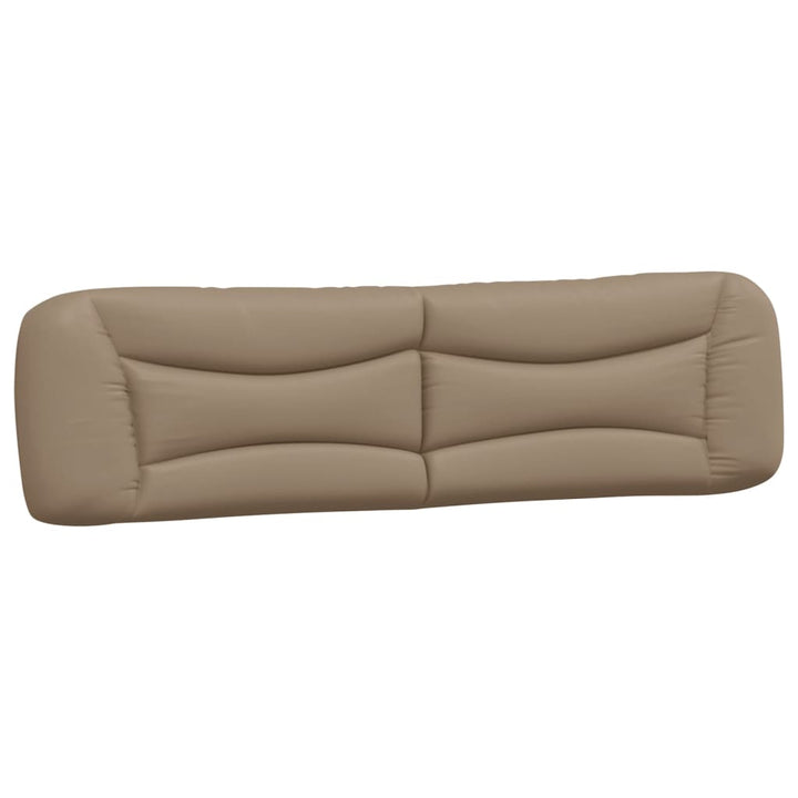 sengeramme med LED uden madras Hvar 200x200 cm cappuccinofarvet