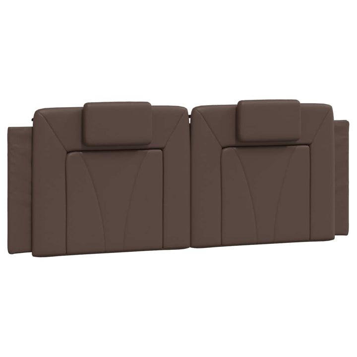 sengeramme Viana med LED uden madras 140x190 cm brun