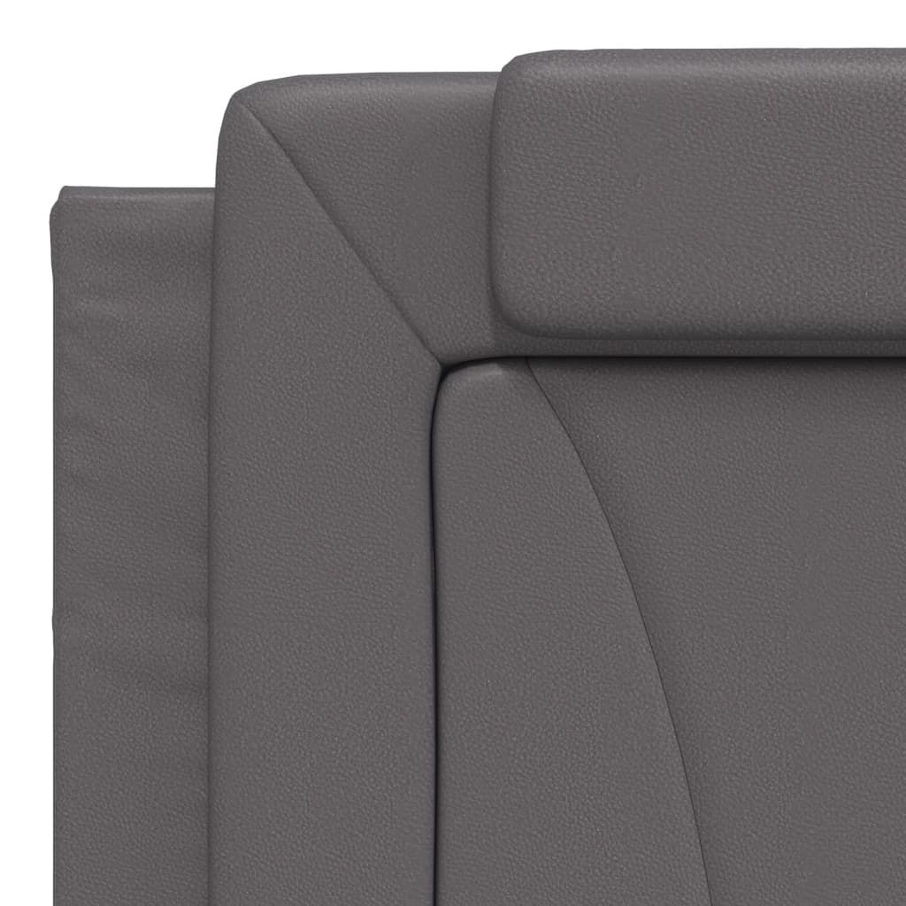 sengeramme Viana med LED uden madras 180x200 cm sort