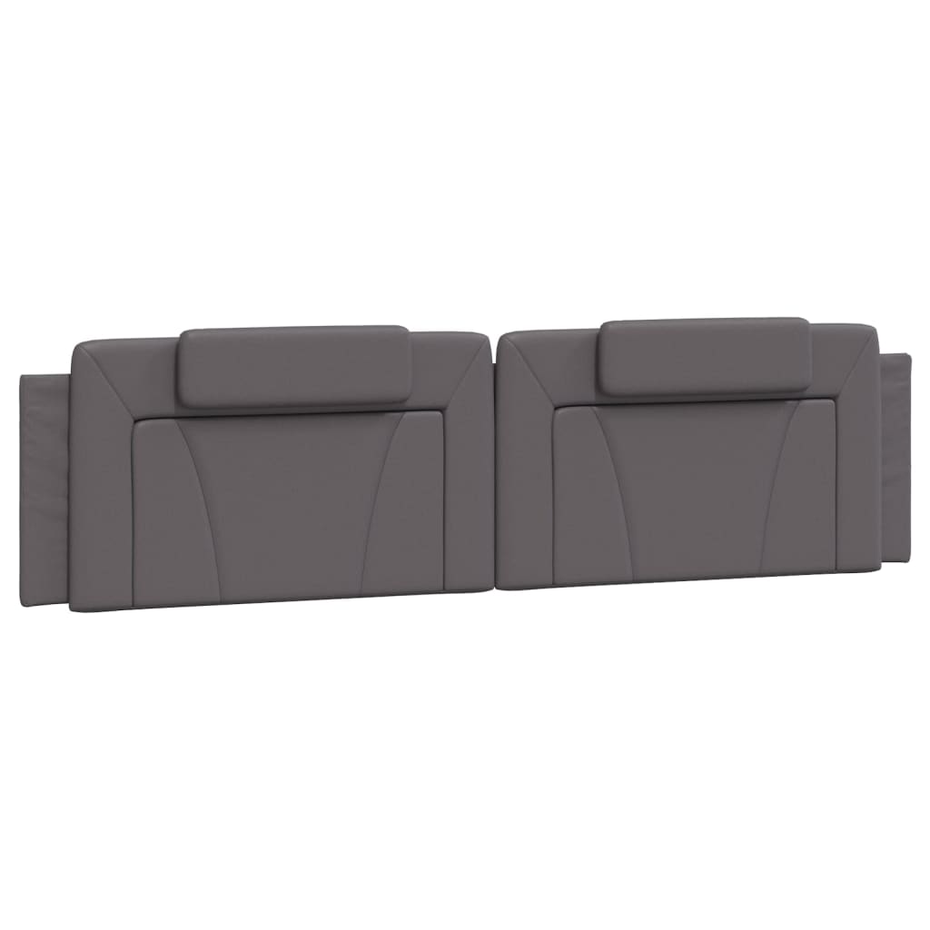 sengeramme Viana med LED uden madras 200x200 cm grå