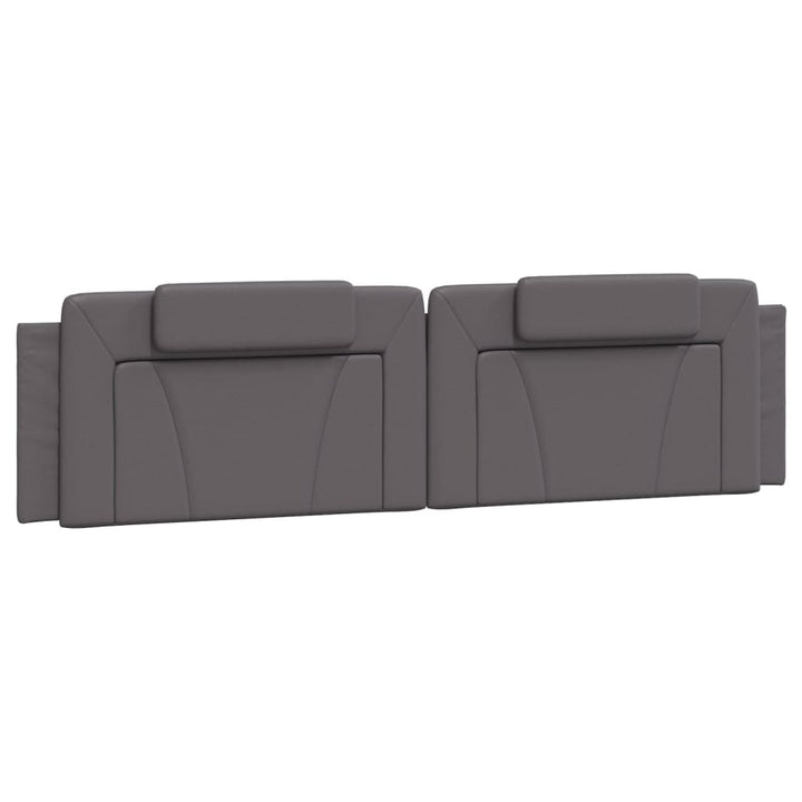 sengeramme Viana med LED uden madras 200x200 cm grå