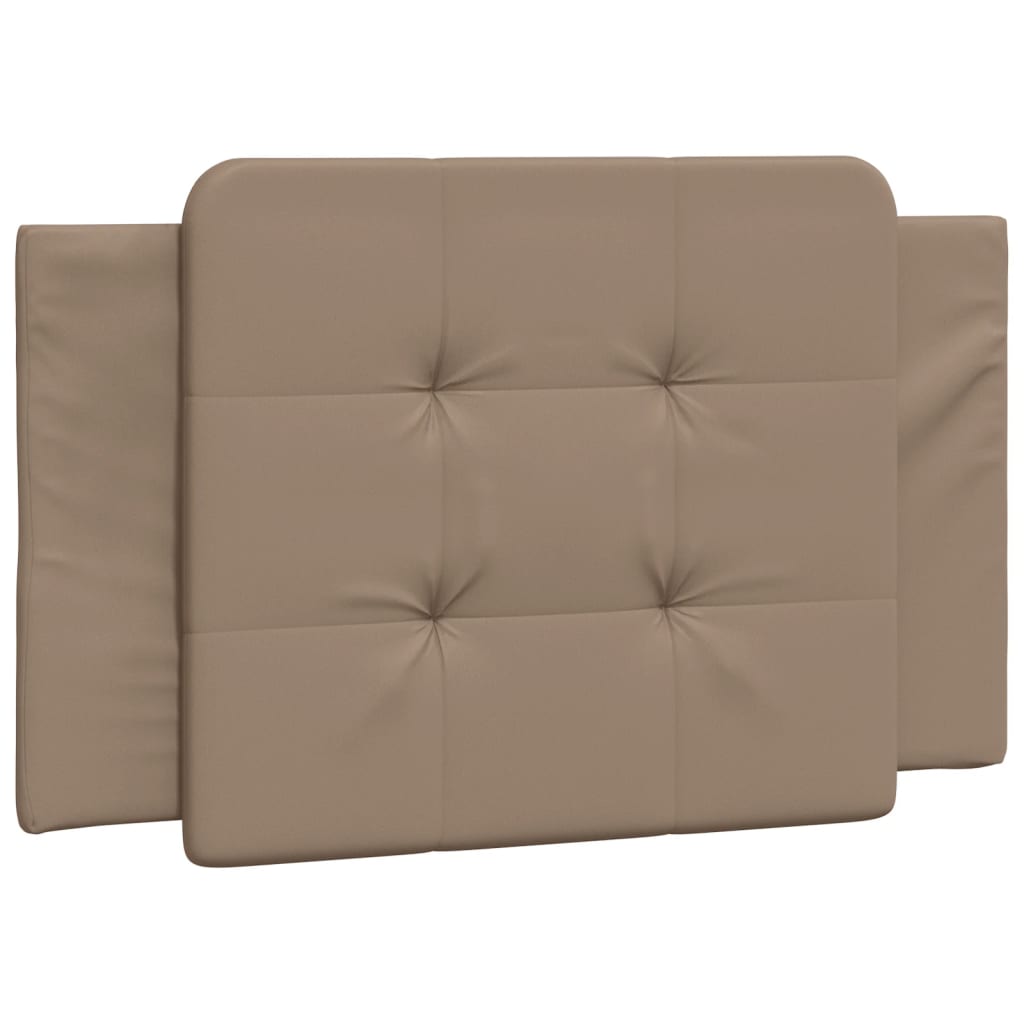 sengeramme med LED uden madras Zadar 80x200 cm cappuccinofarvet