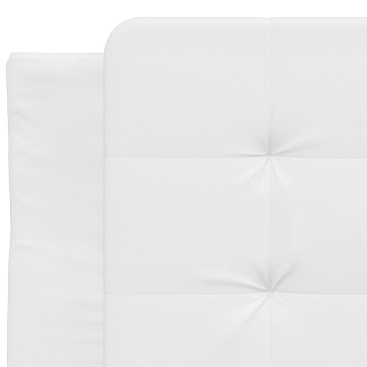 sengeramme med LED uden madras Zadar 90x190 cm hvid