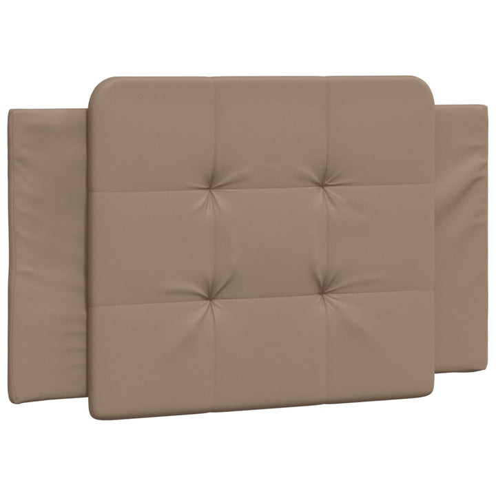 sengeramme med LED uden madras Zadar 90x190 cm cappuccinofarvet