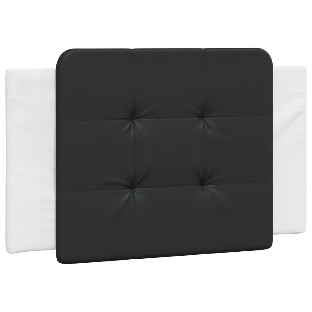 sengeramme med LED uden madras Zadar 90x190 cm hvid og sort