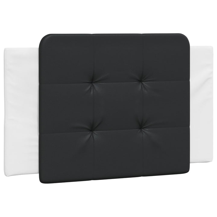 sengeramme med LED uden madras Zadar 90x190 cm hvid og sort