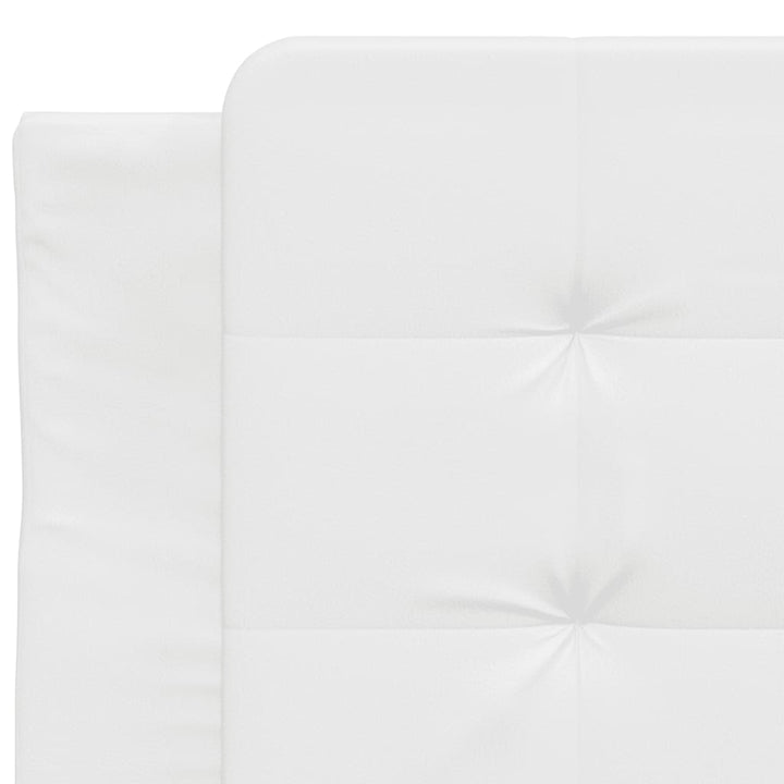 sengeramme med LED uden madras Zadar 90x200 cm hvid