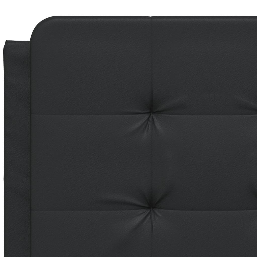 sengeramme med LED uden madras Zadar 140x190 cm sort