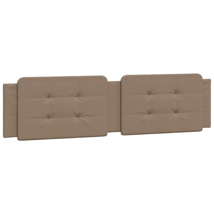 sengeramme med LED uden madras Zadar 200x200 cm cappuccinofarvet