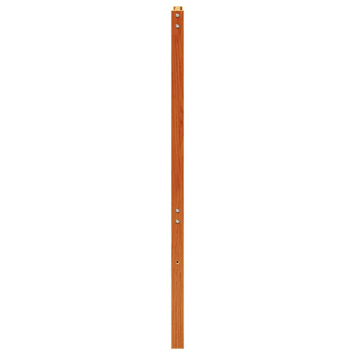 sengegavl 150 cm massivt fyrretræ gyldenbrun