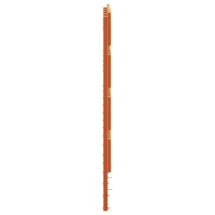 sengegavl 180 cm massivt fyrretræ gyldenbrun