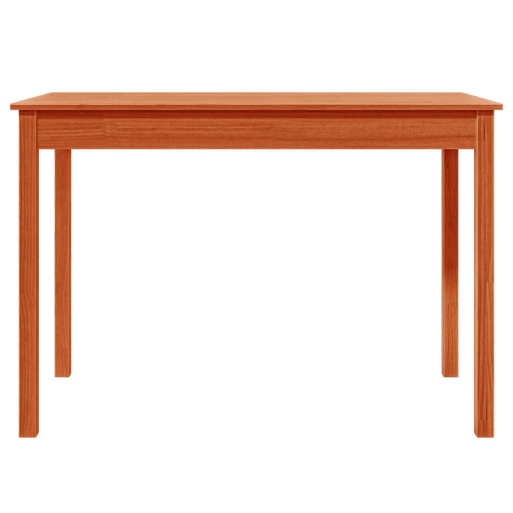spisebord 110x55x75 cm massivt fyrretræ gyldenbrun
