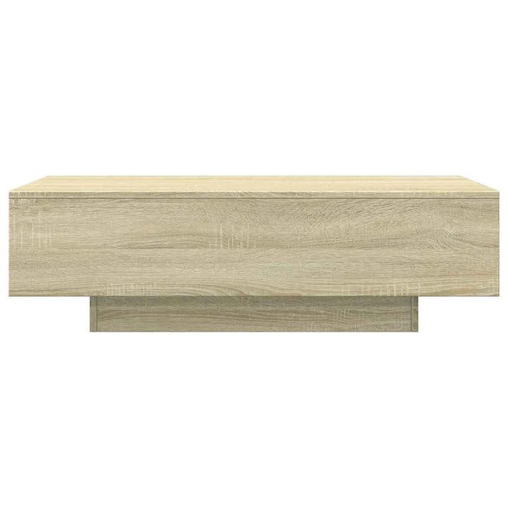 sofabord 100x49,5x31 cm konstrueret træ sonoma-eg