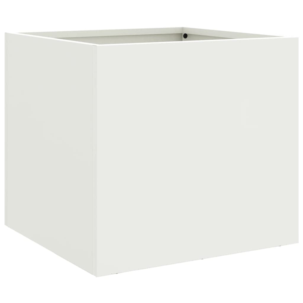 plantekasse 32x30x29 cm stål hvid