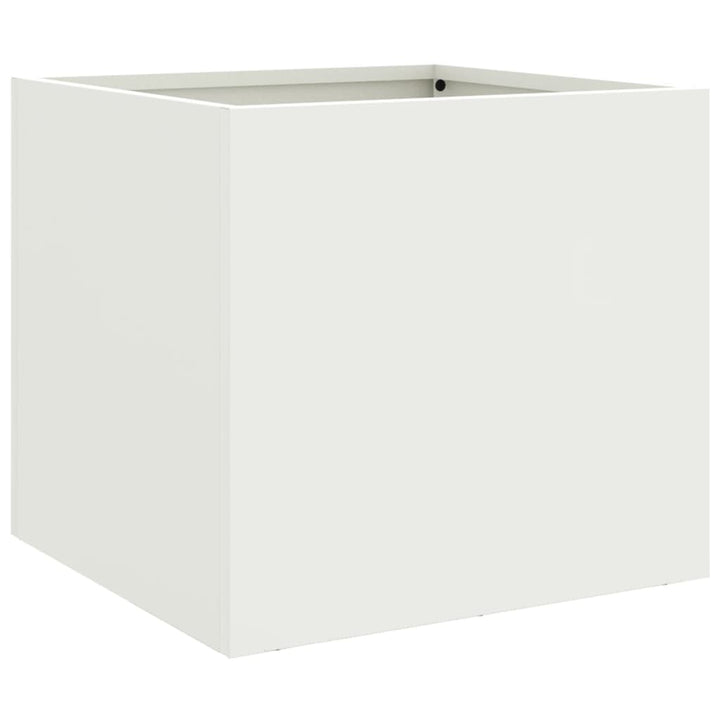 plantekasse 32x30x29 cm stål hvid