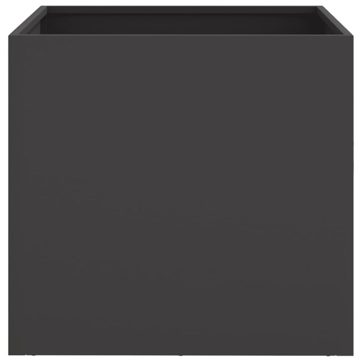 plantekasser 2 stk. 42x40x39 cm stål sort