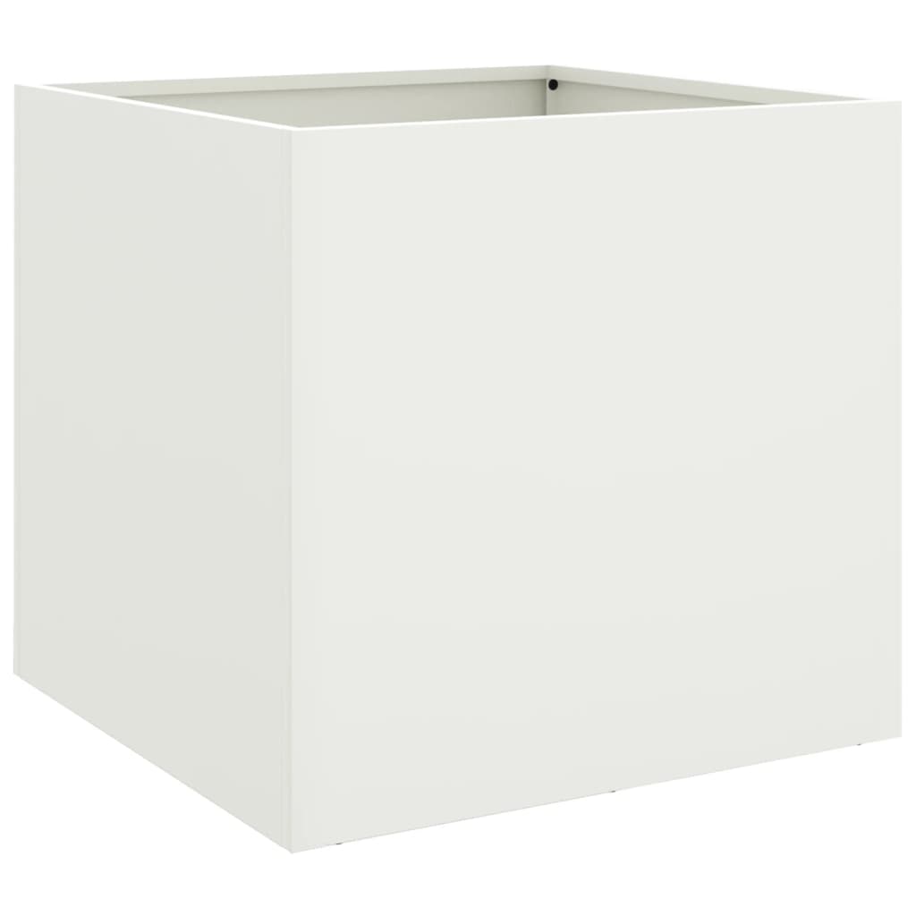 plantekasse 42x40x39 cm stål hvid