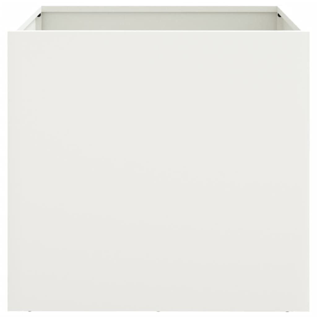 plantekasse 42x40x39 cm stål hvid