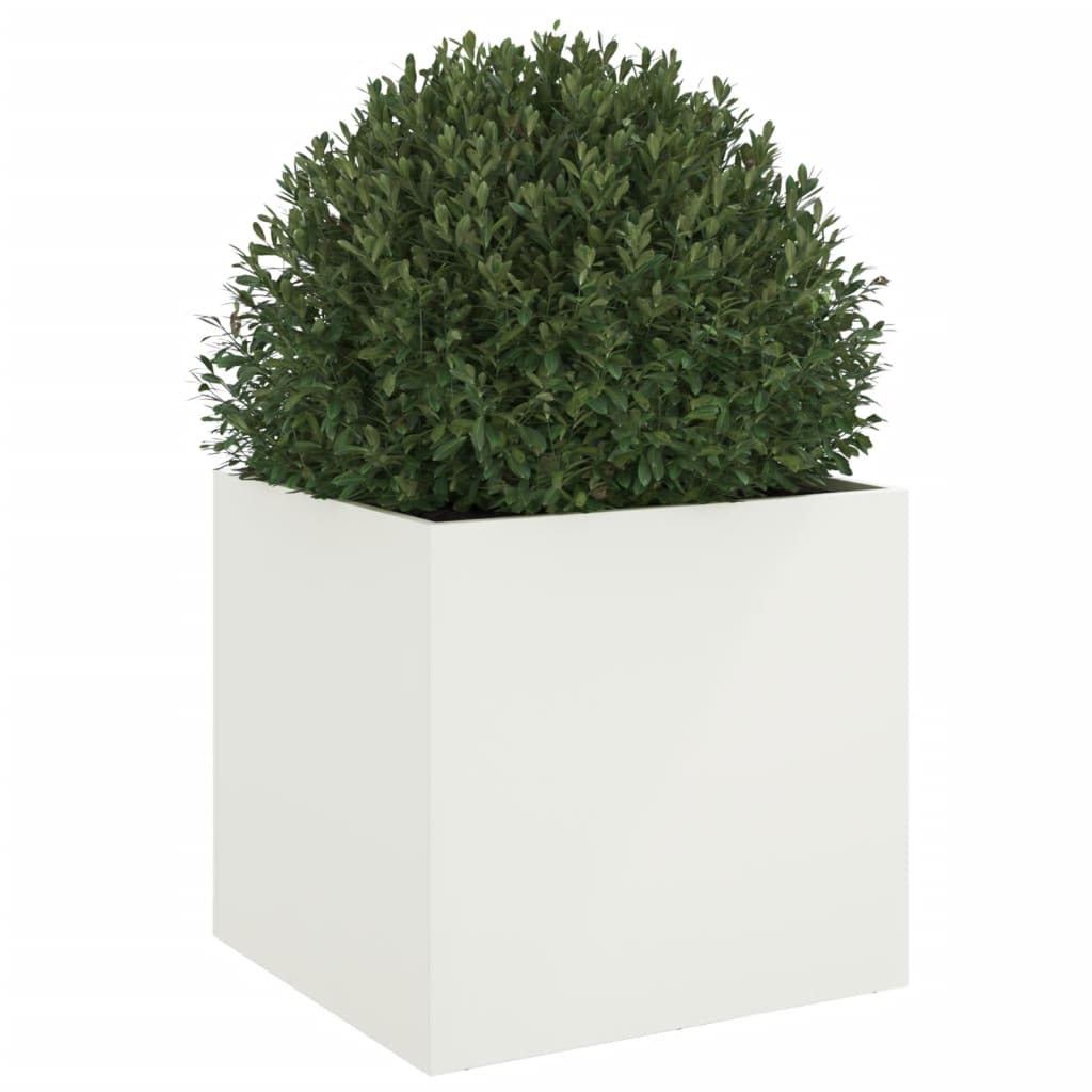plantekasse 49x47x46 cm stål hvid