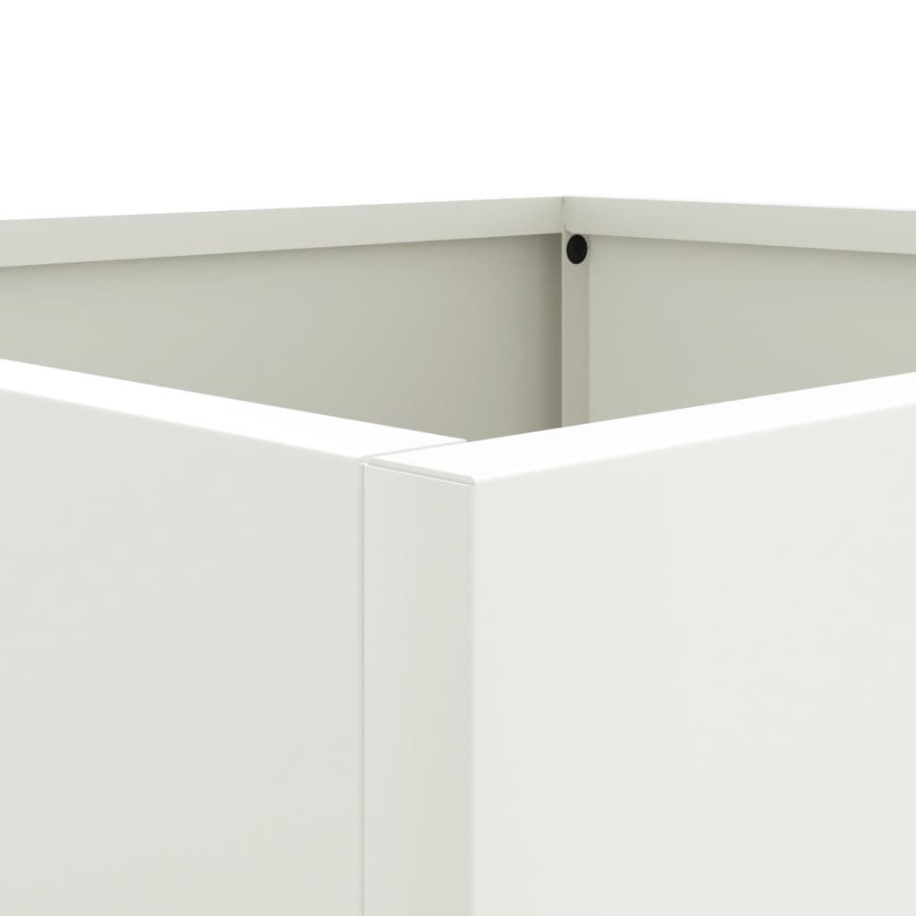 plantekasse 49x47x46 cm stål hvid