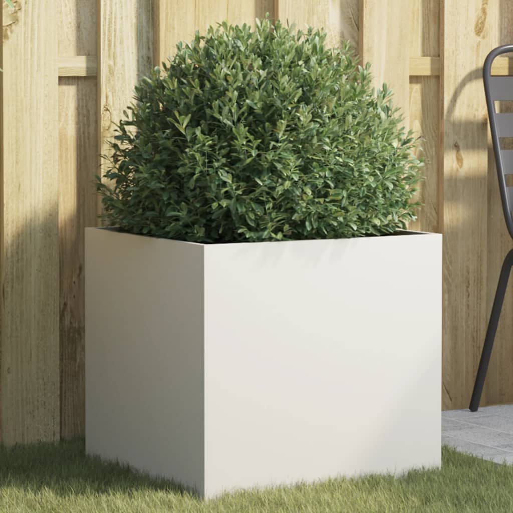plantekasse 49x47x46 cm stål hvid