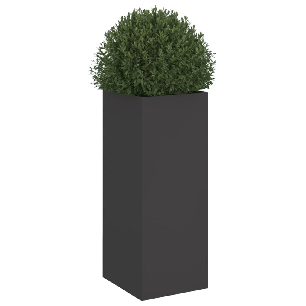 plantekasse 32x29x75 cm stål sort