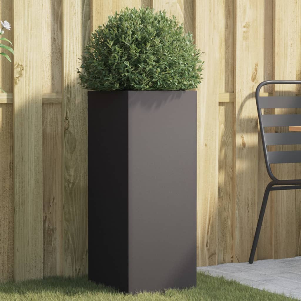 plantekasse 32x29x75 cm stål sort
